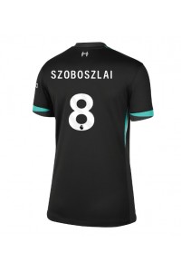 Liverpool Dominik Szoboszlai #8 Voetbaltruitje Uit tenue Dames 2024-25 Korte Mouw